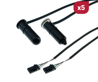 Zestaw 5 szt. Optosensory czujniki optyczne typu OSE Low Power Signal Witt Sensoric nr kat. 316397
