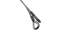 Liny stalowe INOX 4mm L=5900mm typ K bramy przemysłowe Nassau nr kat. LSI-2*4x5900K