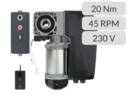 Napęd przemysłowy VTA 11-32E z silnikiem prądu stałego i sterowaniem Marantec