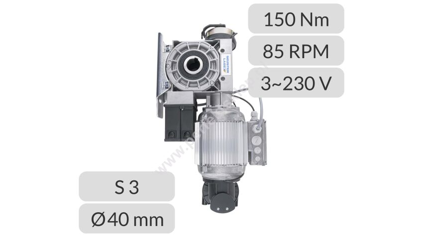 Napęd do bramy szybkobieżnej S3.1-1,5-85-17-40-50Hz 24VDC DES KNH Gfa Hormann Seuster nr kat. 4991974