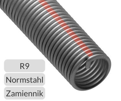 Sprężyna prawoskrętna R9 do bramy garażowej Normstahl zamiennik nr kat. 227-R9-Z