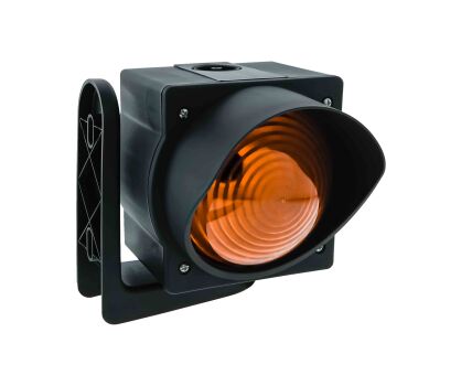 Semafor sygnalizator świetlny  230V AC ŻÓŁTY z uchwytem Marantec nr kat. 104651