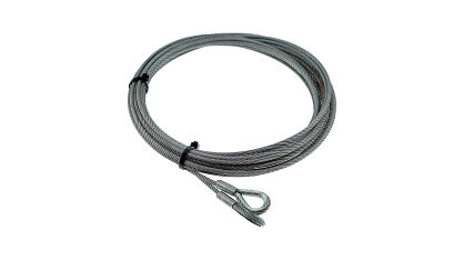 Liny stalowe ocynkowane 4mm L=5400mm typ K bramy przemysłowe Nassau nr kat. LS-2*4x5400K
