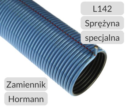 Sprężyna specjalna Hormann np. L142 - 10.75 - 1170 Zamiennik nr kat. 3054697 Wycena indywidualna